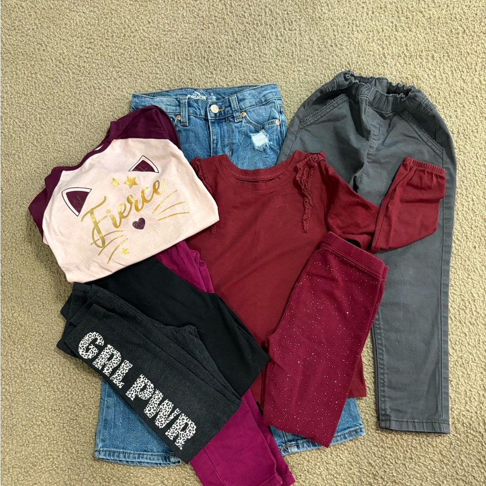 8 PC BEAUTIFUL GIRLS TODDER BUNDLE SIZE 4T-5T